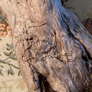 Mixed Gold & Silver Paperclip Chain Earrings